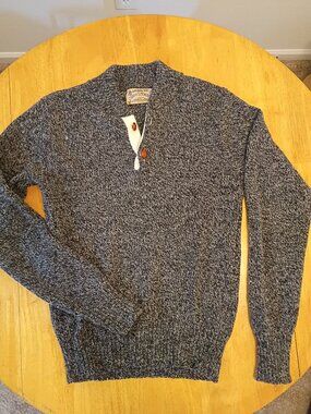 London Fog Wool Sweater L